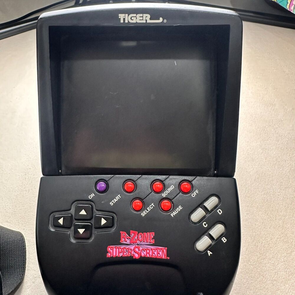 Tiger R-Zone Super Screen Console Tested Works 3 Games - Picture 4 of 8
